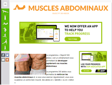 Tablet Screenshot of musclesabdominaux.com